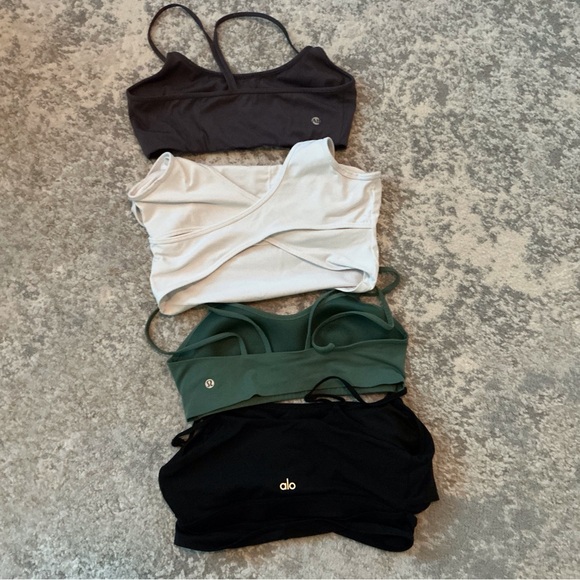 Women's Intimates Set - Black, White, Green, and white - Picture 2 of 3